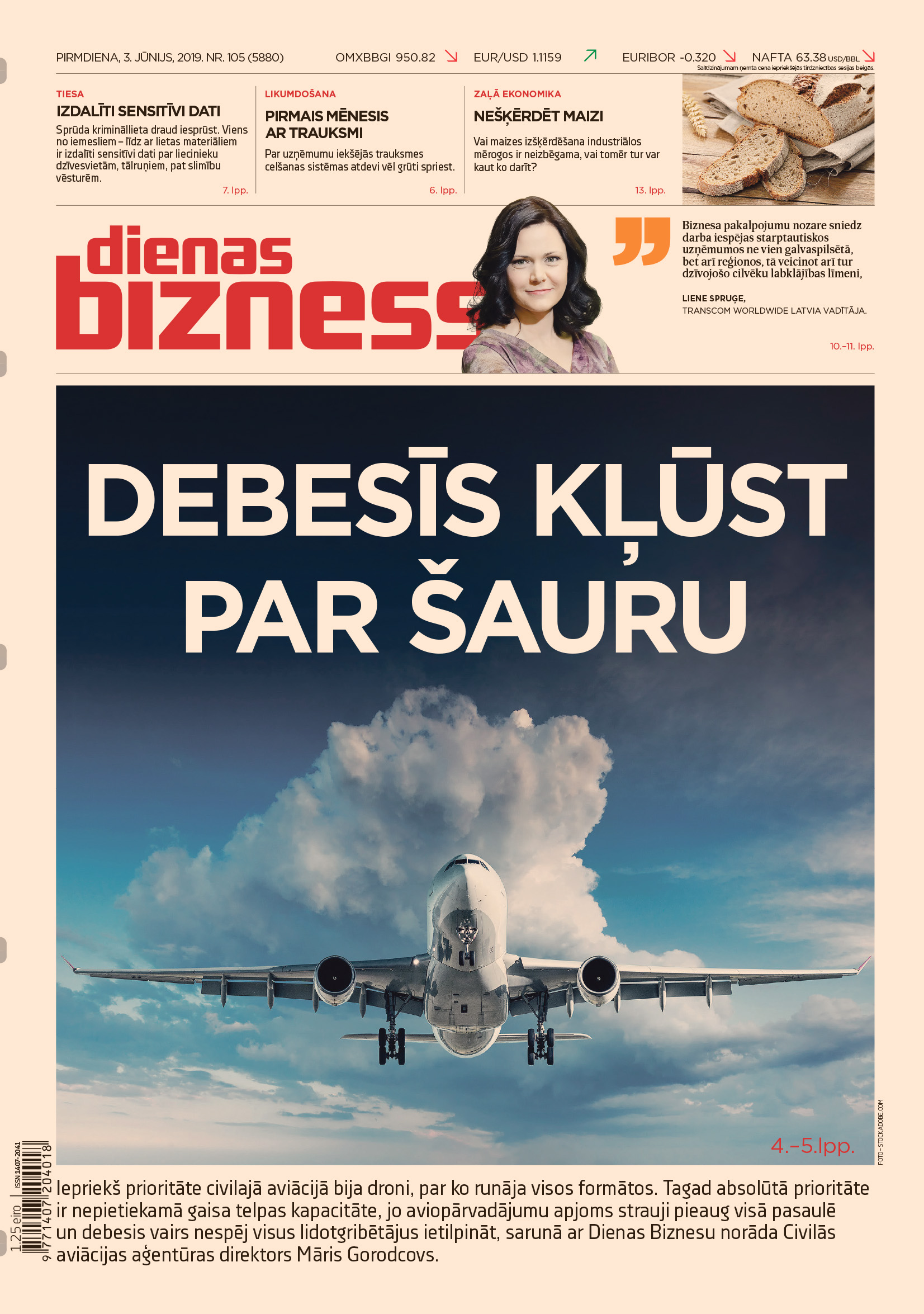 Dienas Bizness elektroniski 3.jūnijs, 2019