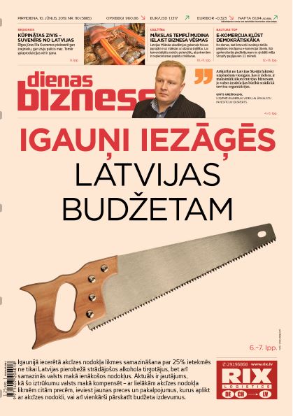 Dienas Bizness elektroniski 10.jūnijs, 2019 