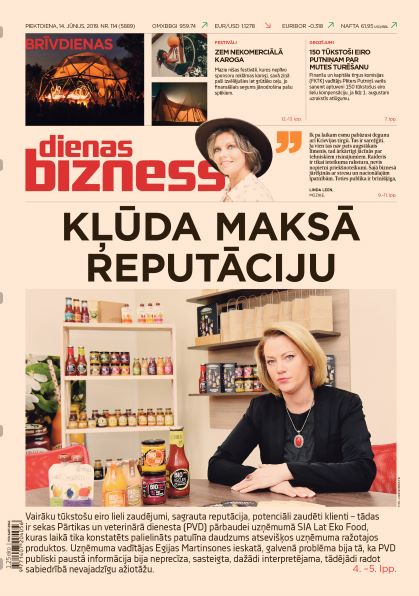 Dienas Bizness elektroniski 14,jūnijs, 2019 