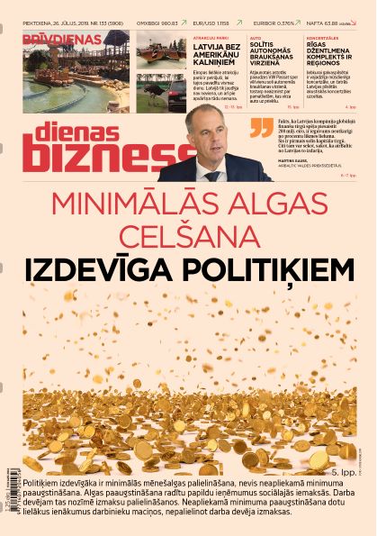 Dienas Bizness elektroniski 26.jūlijs, 2019