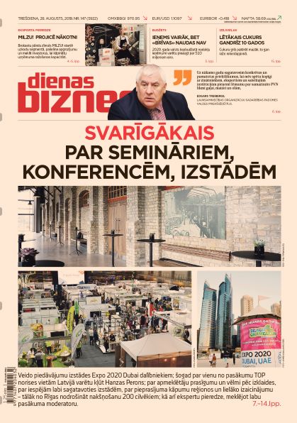  Dienas Bizness elektroniski 5.septembris, 2019 