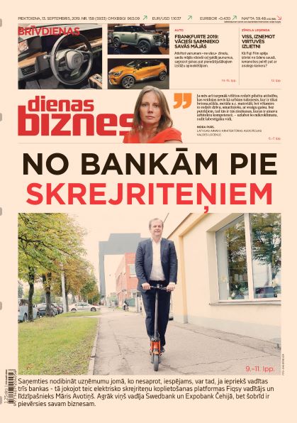  Dienas Bizness elektroniski 13.septembris, 2019 