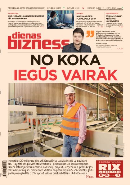  Dienas Bizness elektroniski 23.septembris, 2019