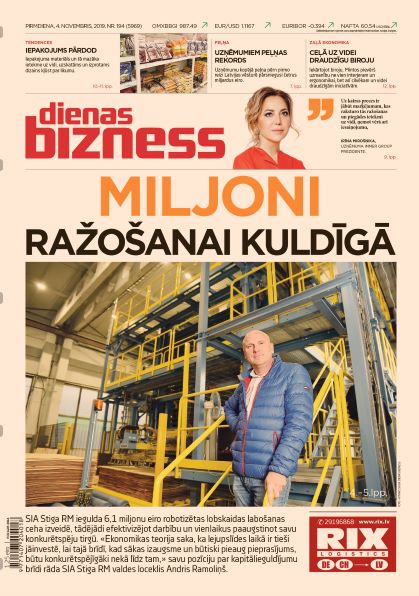 Dienas Bizness elektroniski 4.novembris, 2019