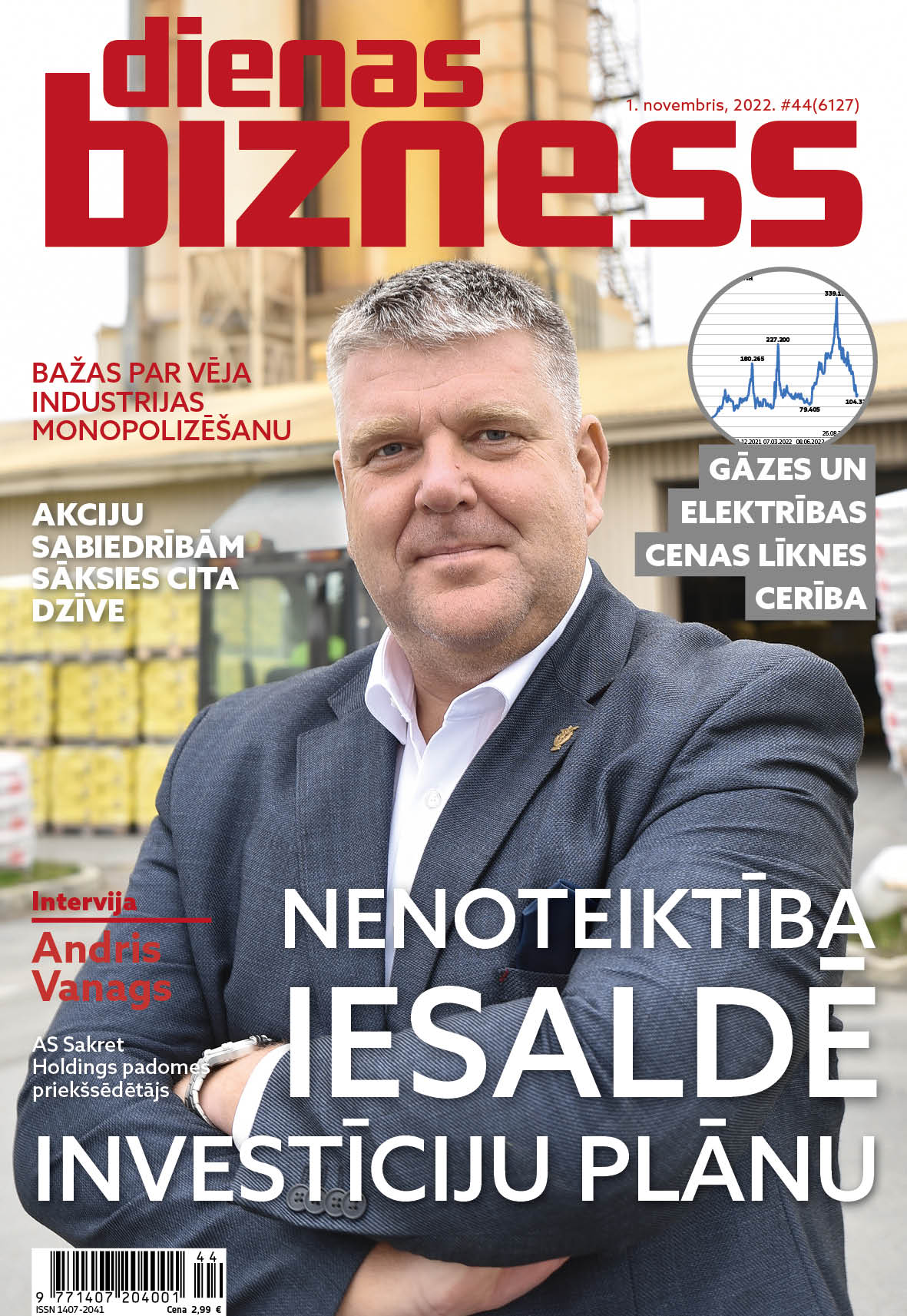 Dienas Bizness elektroniski 1.novembris, 2022