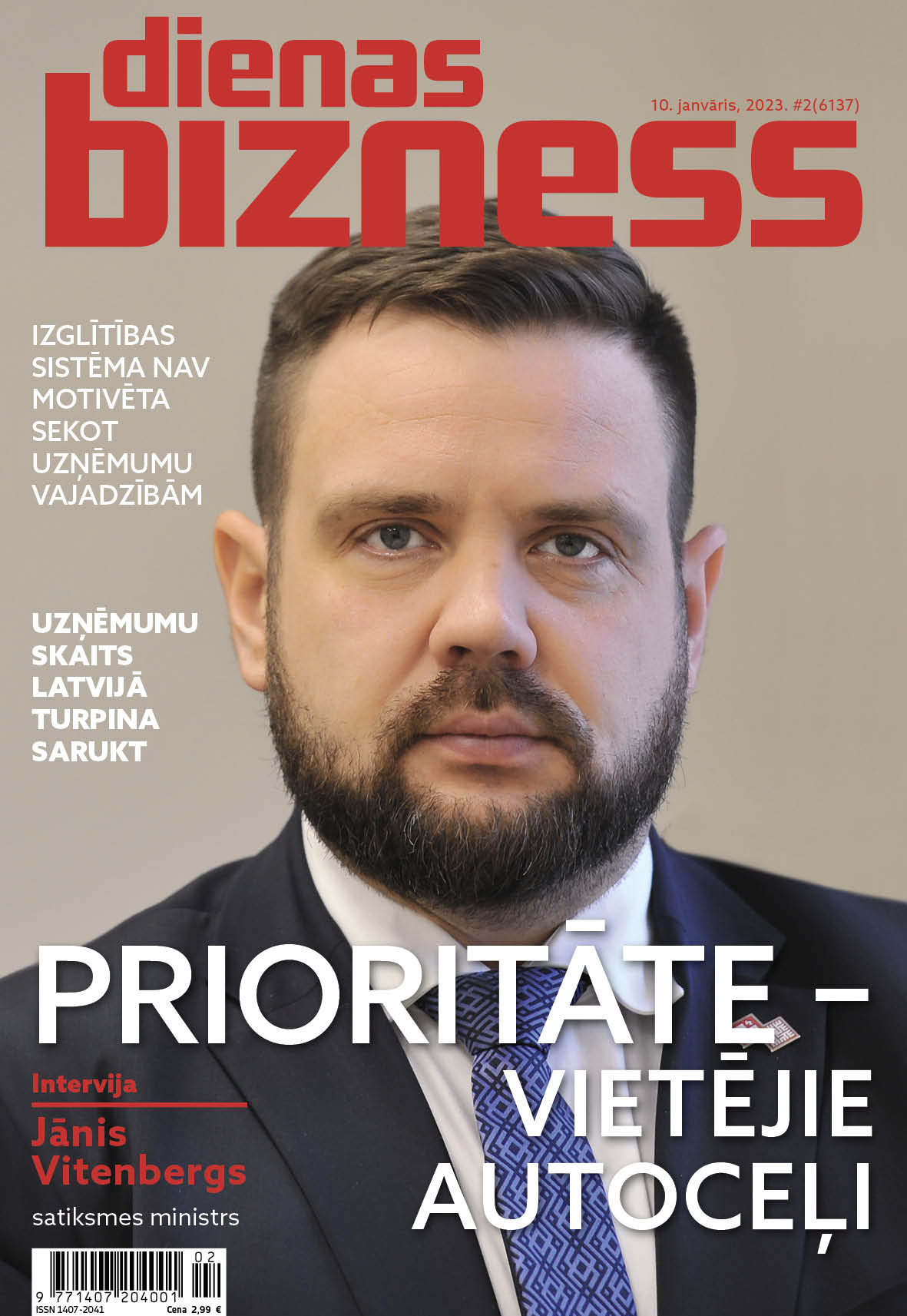 Dienas Bizness elektroniski 10. janvāris, 2023