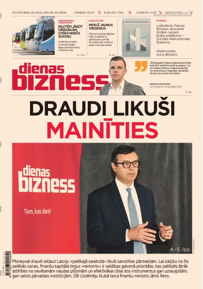 Dienas Bizness elektroniski 30.maijs, 2019