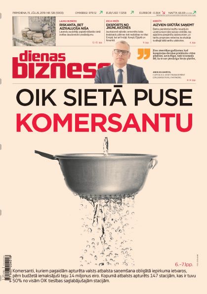 Dienas Bizness elektroniski 15.jūlijs, 2019 