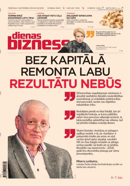 Dienas Bizness elektroniski 11.septembris, 2019