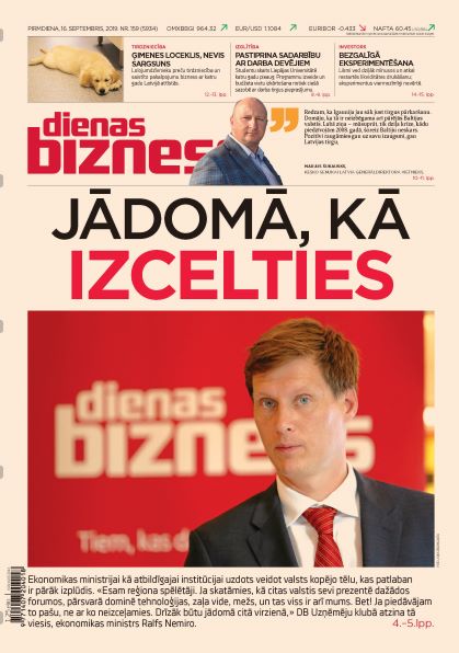 Dienas Bizness elektroniski 16.septembris, 2019 