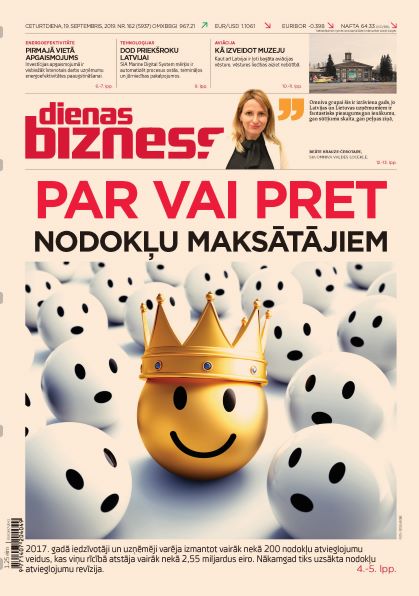 Dienas Bizness elektroniski 19.septembris, 2019