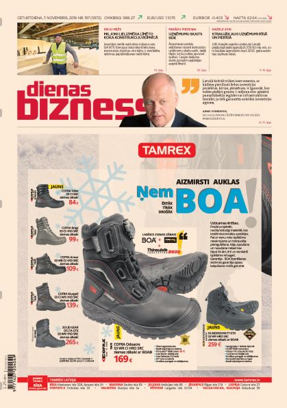 Dienas Bizness elektroniski 7.novembris, 2019