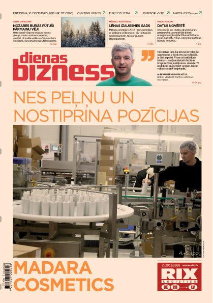 Dienas Bizness elektroniski 10.decembris, 2018