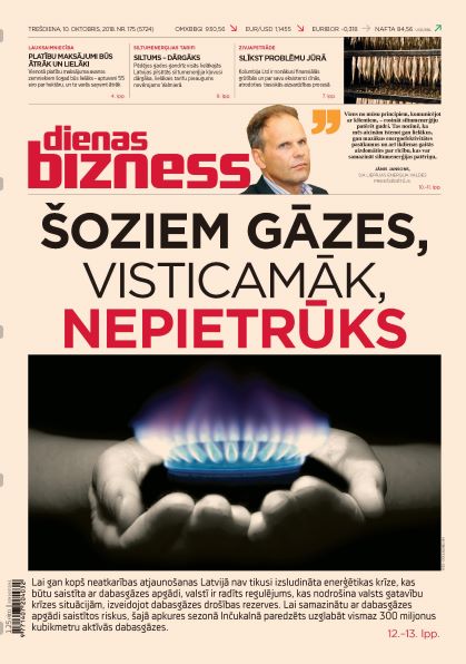 Dienas Bizness elektroniski 10.oktobris, 2018