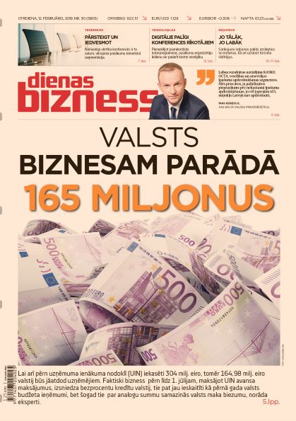 Dienas Bizness elektroniski 12.februāris, 2019