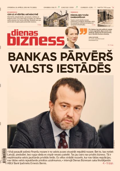 Dienas Bizness elektroniski 16.aprilis, 2019