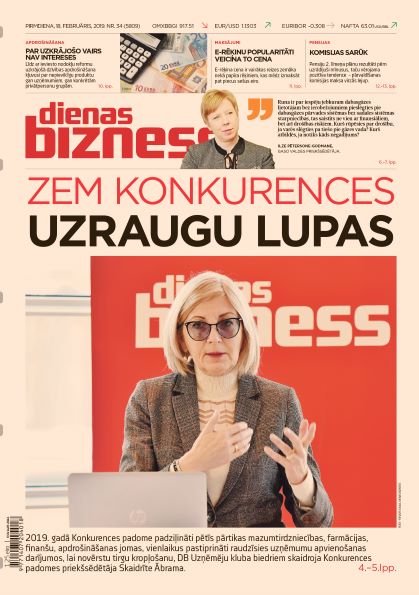 Dienas Bizness elektroniski 18.februāris, 2019