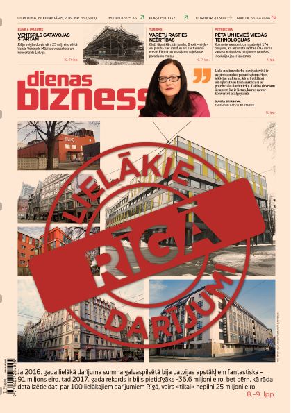 Dienas Bizness elektroniski 19.februāris, 2019