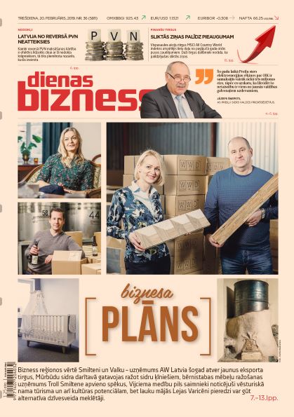 Dienas Bizness elektroniski 20.februāris, 2019