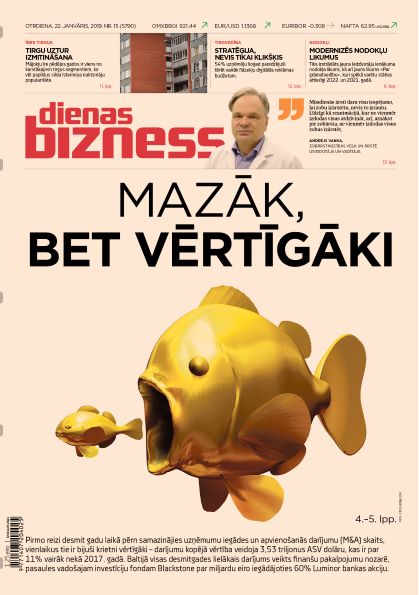 Dienas Bizness elektroniski 22.janvāris, 2019