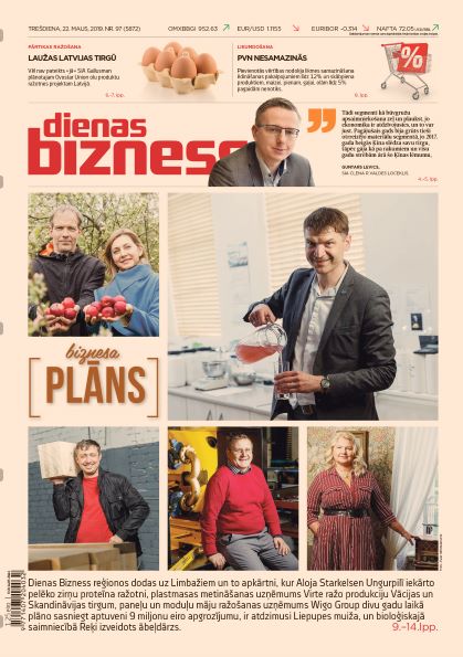 Dienas Bizness elektroniski 22.maijs, 2019