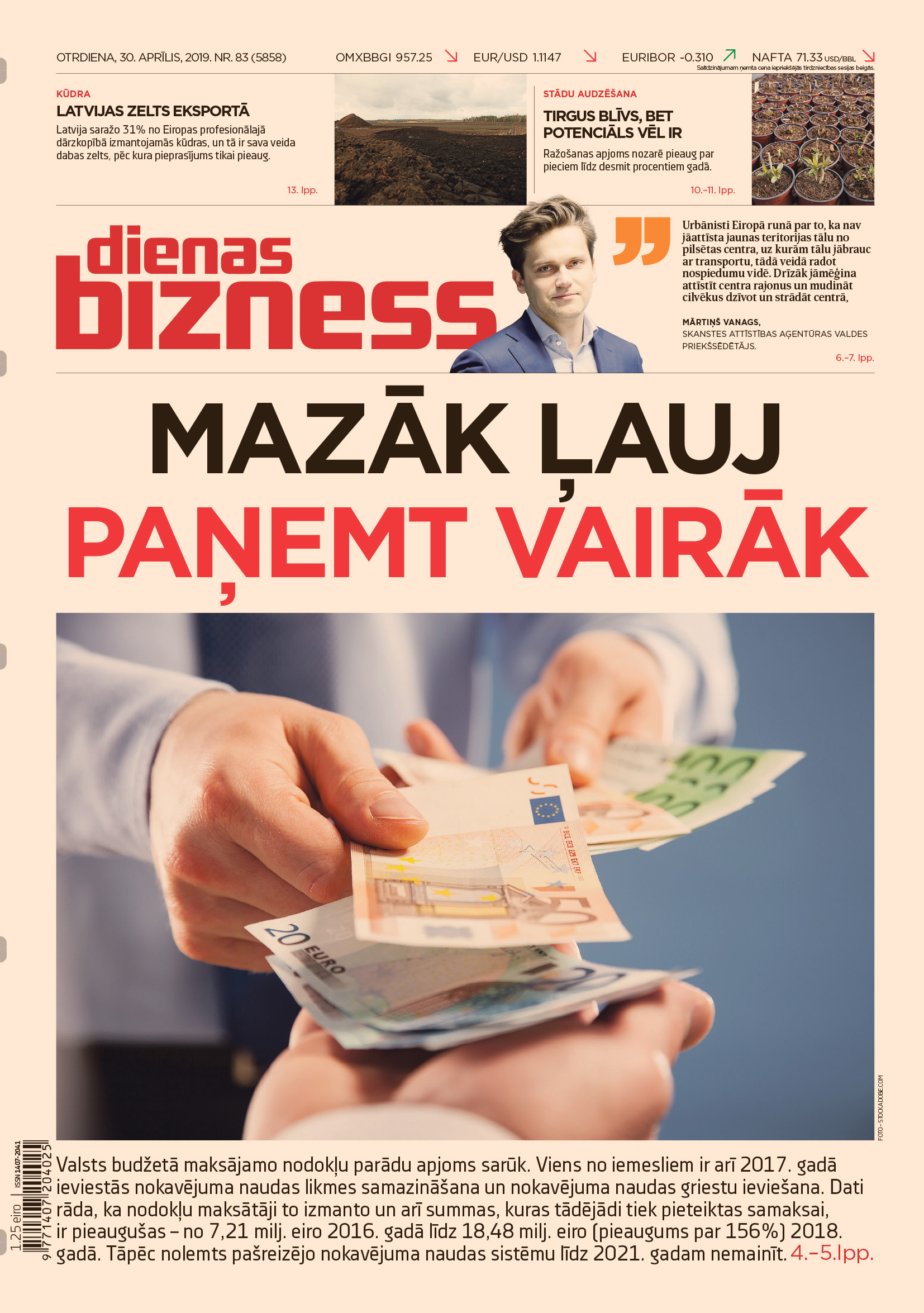 Dienas Bizness elektroniski 30.aprilis, 2019