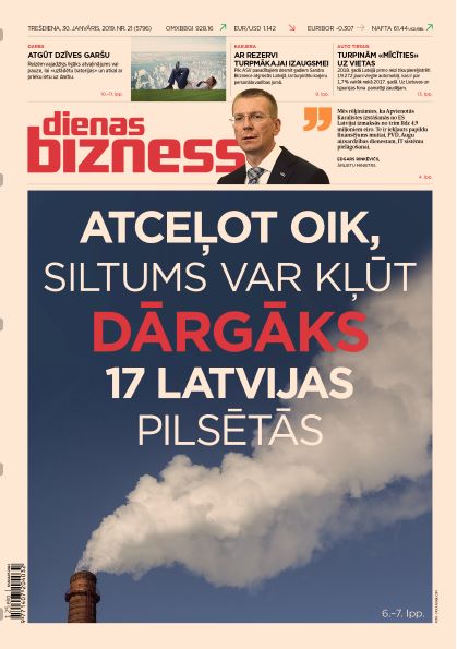 Dienas Bizness elektroniski 30.janvāris, 2019