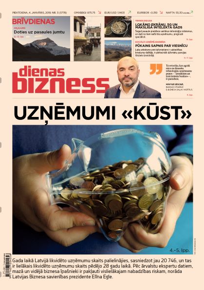 Dienas Bizness elektroniski 4.janvāris, 2019