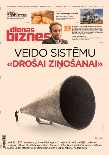 Dienas Bizness elektroniski 7.februāris, 2019