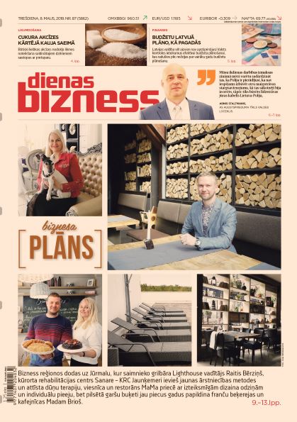 Dienas Bizness elektroniski 8.maijs, 2019