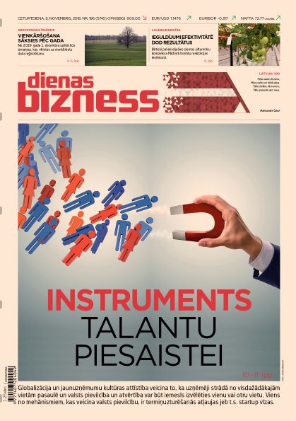 Dienas Bizness elektroniski 8.novembris, 2018